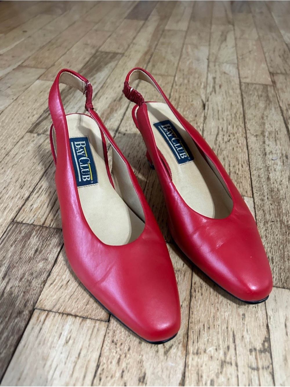 Women's Red Slingback Pumps